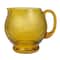 Hello Honey® 2.5qt. Amber Round Ribbed Glass Pitcher